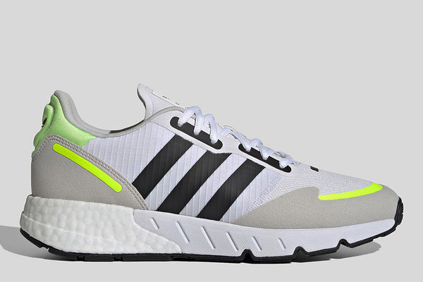 Adidas ZX 1K Boost White in Yellow